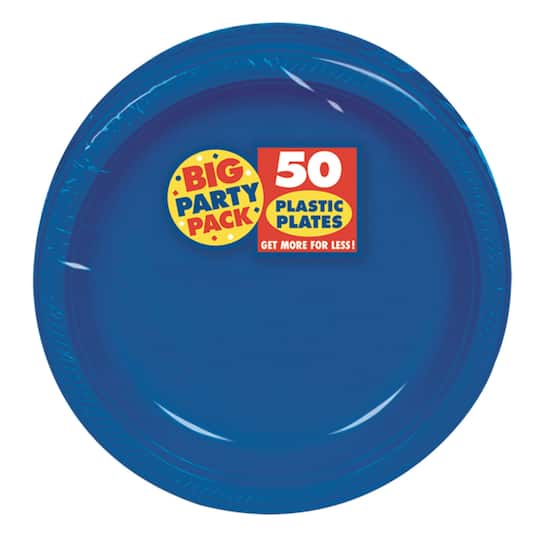 7&#x22; Round Plastic Plates, 100ct.